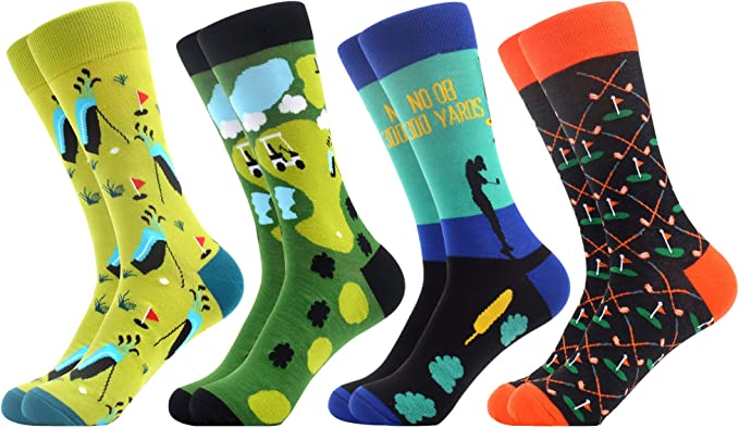 WeciBor Men's Colorful Golf Sock Review